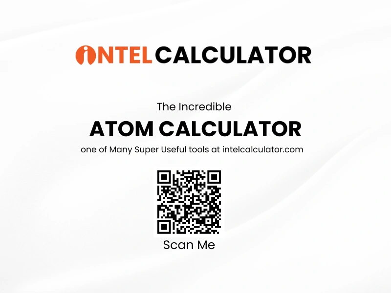 Atom Calculator – Instant Atomic Number & Mass Calculator