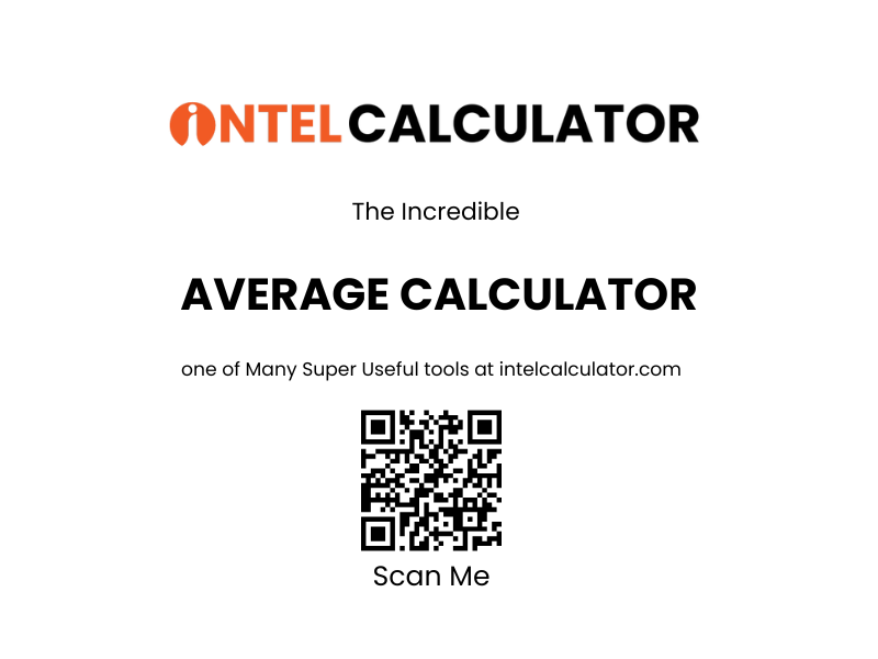 Average Calculator – Find Mean Values Quickly & Easily