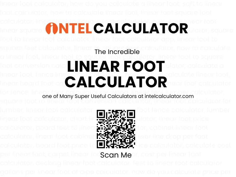 Linear Foot Calculator – Measure Length in Linear Feet Instantly