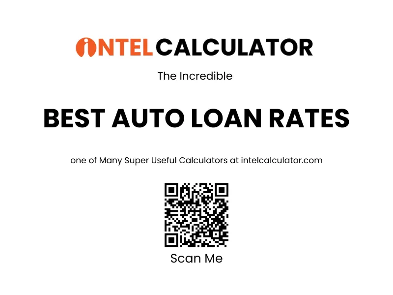 Best Auto Loan Rates
