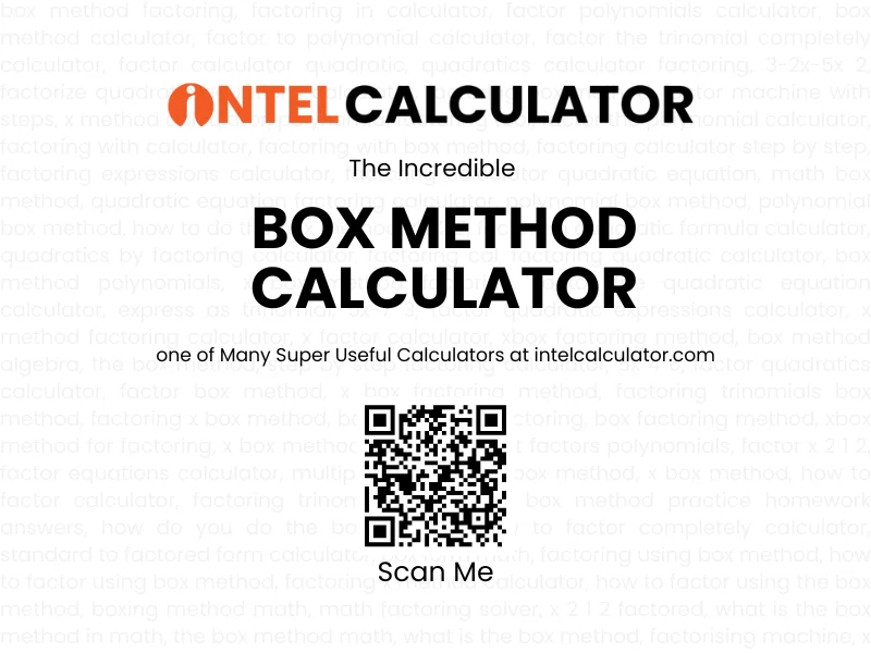 Box Method Calculator – Solve Multiplication Step by Step