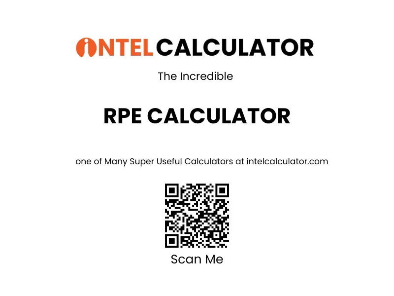 RPE Calculator – Measure Workout Intensity Accurately