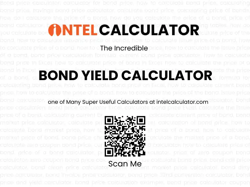 Bond Yield Calculator | Calculate Bond Return & YTM