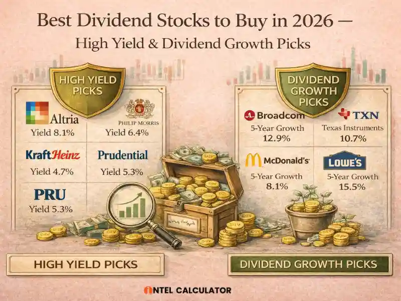 Best Dividend Stocks to Buy in 2026 — High Yield & Dividend Growth Picks