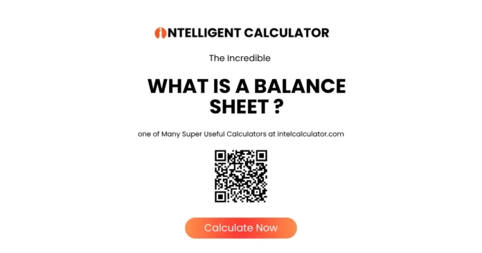 What is a balance sheet infographic showing the three sections of assets liabilities and shareholders equity with the accounting equation and a real company balance sheet example layout