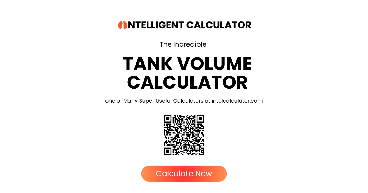 Tank Volume App Tank Volume Calculator – Calculate Water Tank Capacity